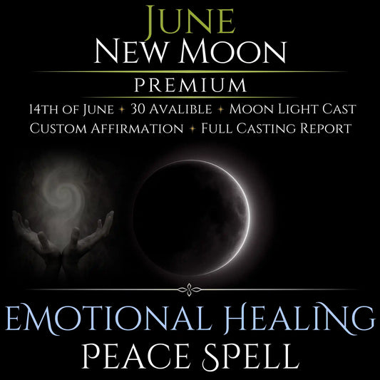 June New Moon Emotional Healing Peace Spell