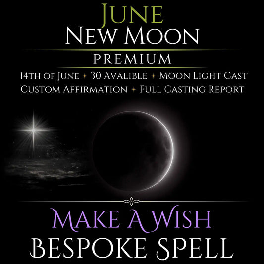 June New Moon Make A Wish Bespoke Spell