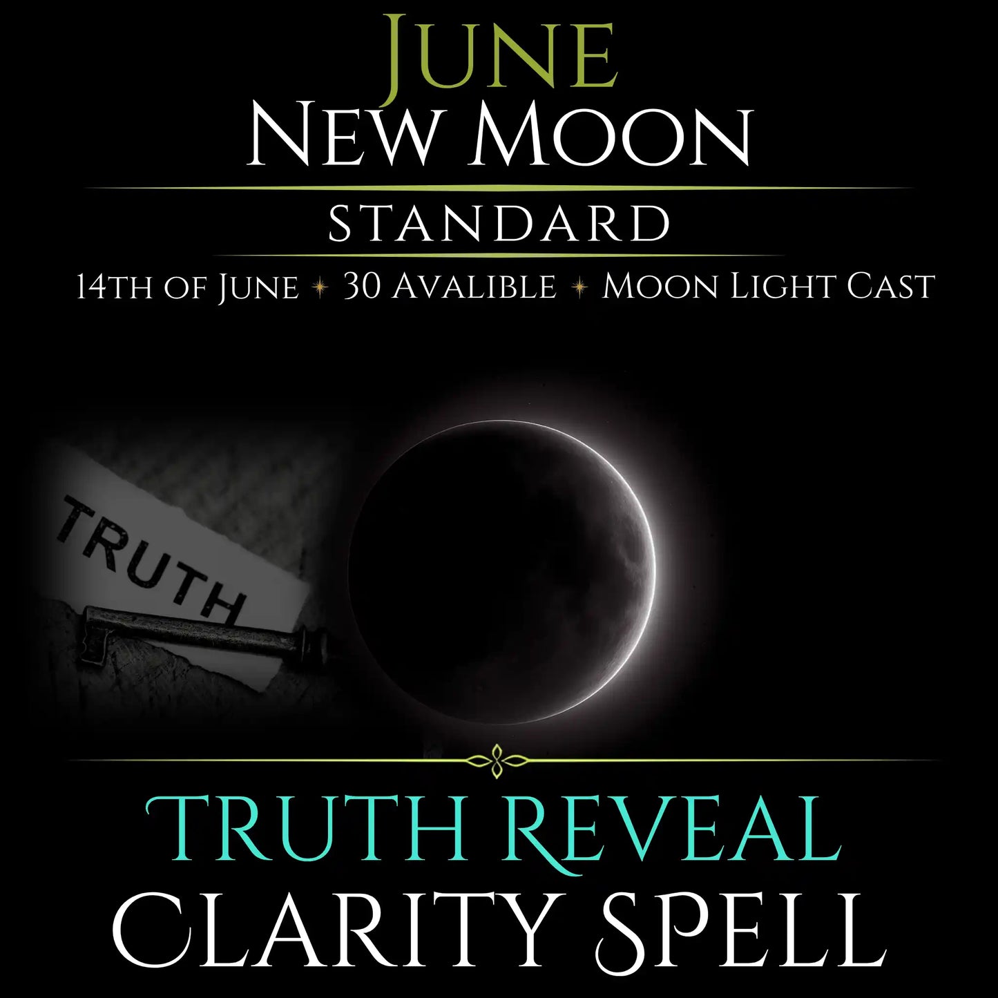 June New Moon Truth Reveal Clarity Spell