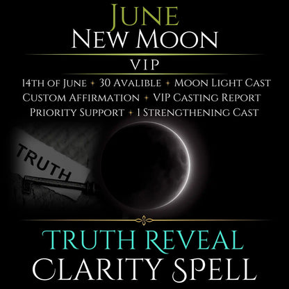 June New Moon Truth Reveal Clarity Spell