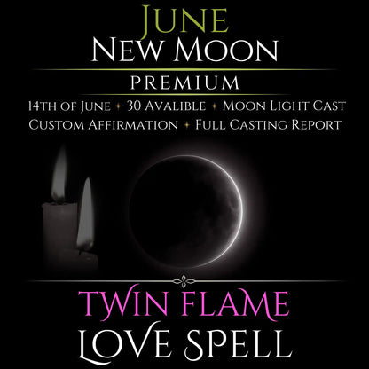 June New Moon Twin Flame Love Spell