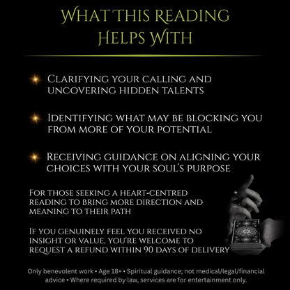 Life Purpose Tarot Reading