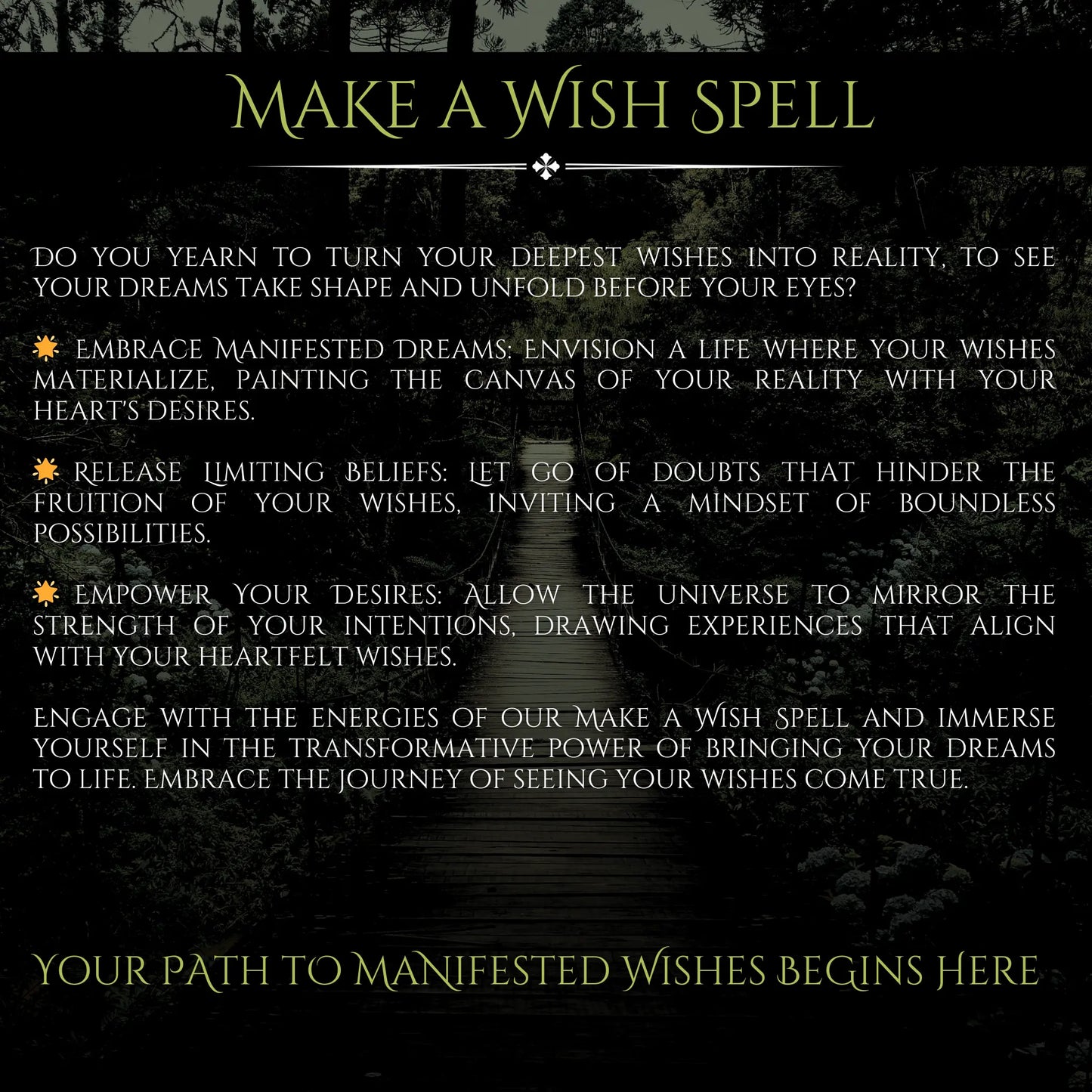 Make A Wish Spell