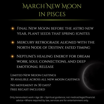 March New Moon Enchanting Dream Connection Spell