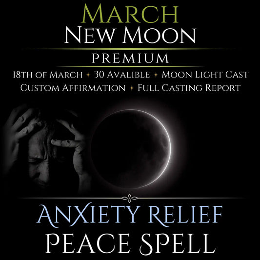 March New Moon Anxiety Relief Peace Spell