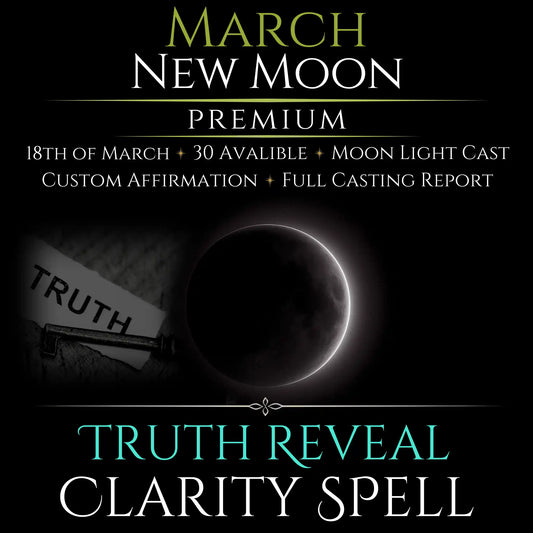 March New Moon Truth Reveal Clarity Spell
