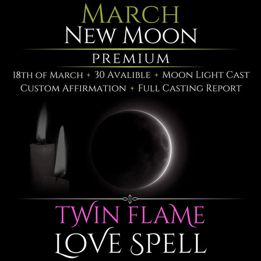 March New Moon Twin Flame Love Spell