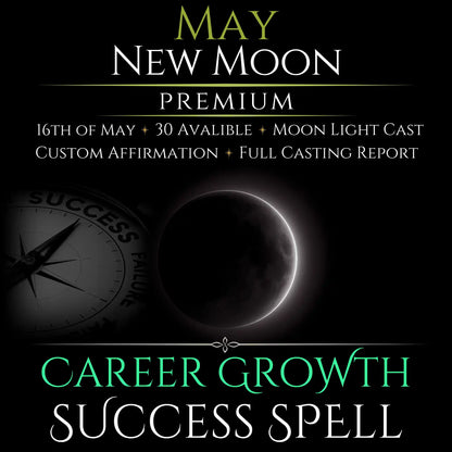May New Moon Career Growth Success Spell