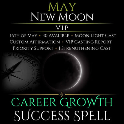 May New Moon Career Growth Success Spell
