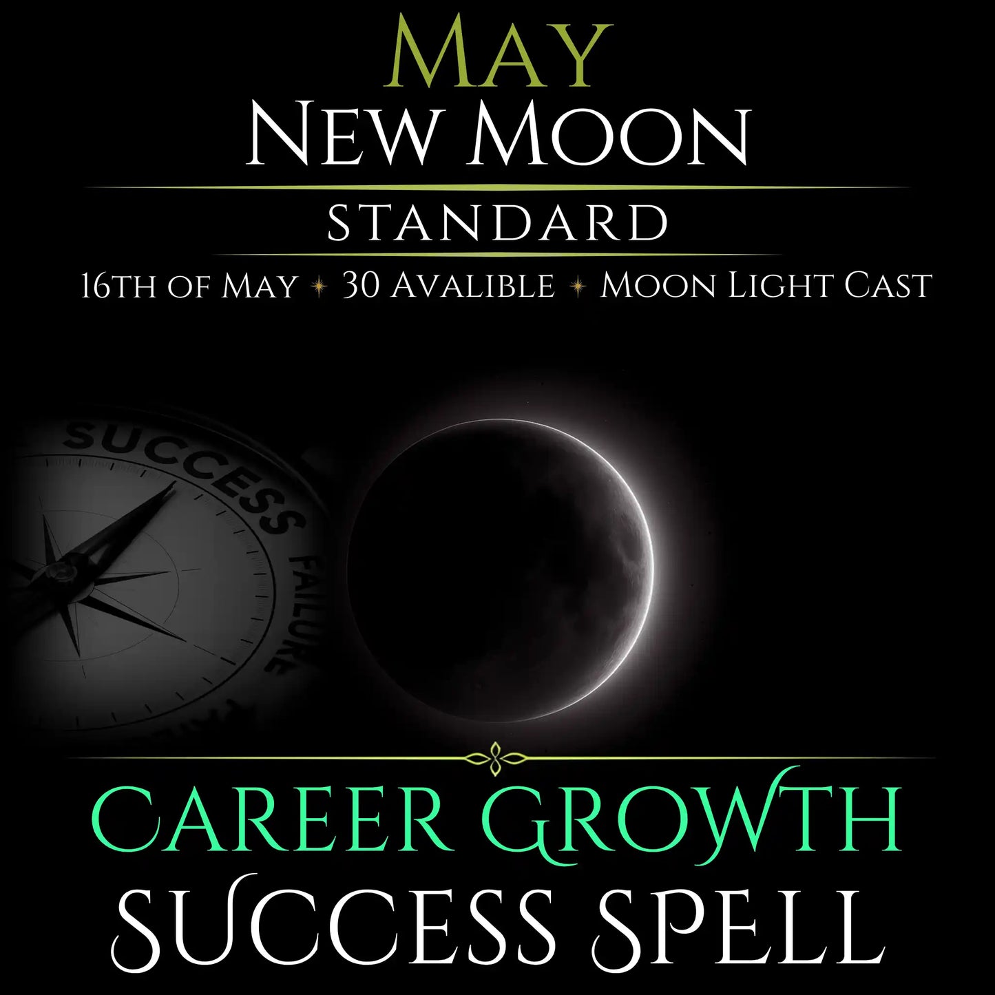 May New Moon Career Growth Success Spell