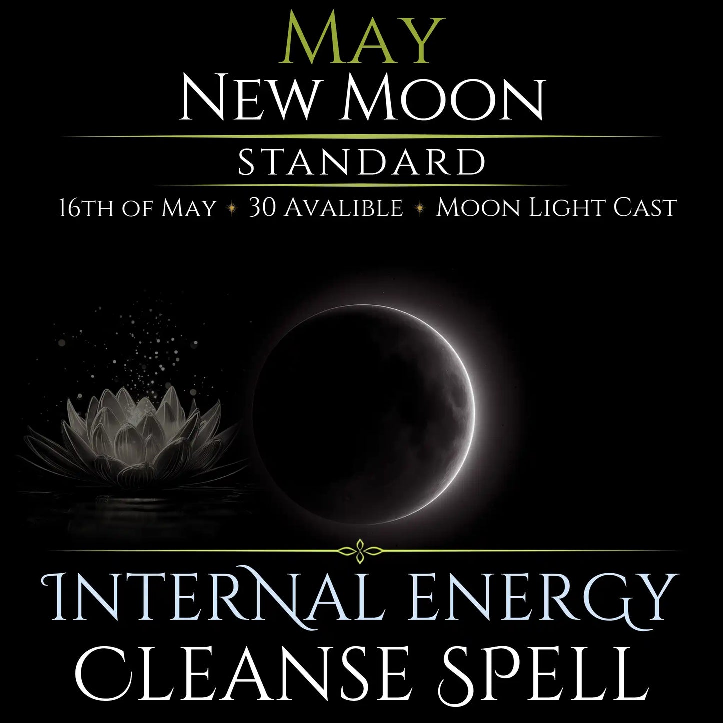 May New Moon Internal Energy Cleanse Spell