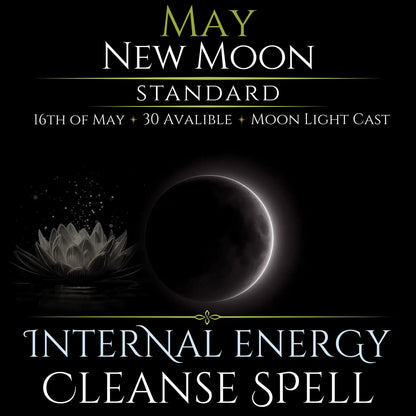 May New Moon Internal Energy Cleanse Spell