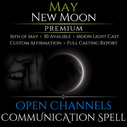 May New Moon Open Communication Clarity Spell