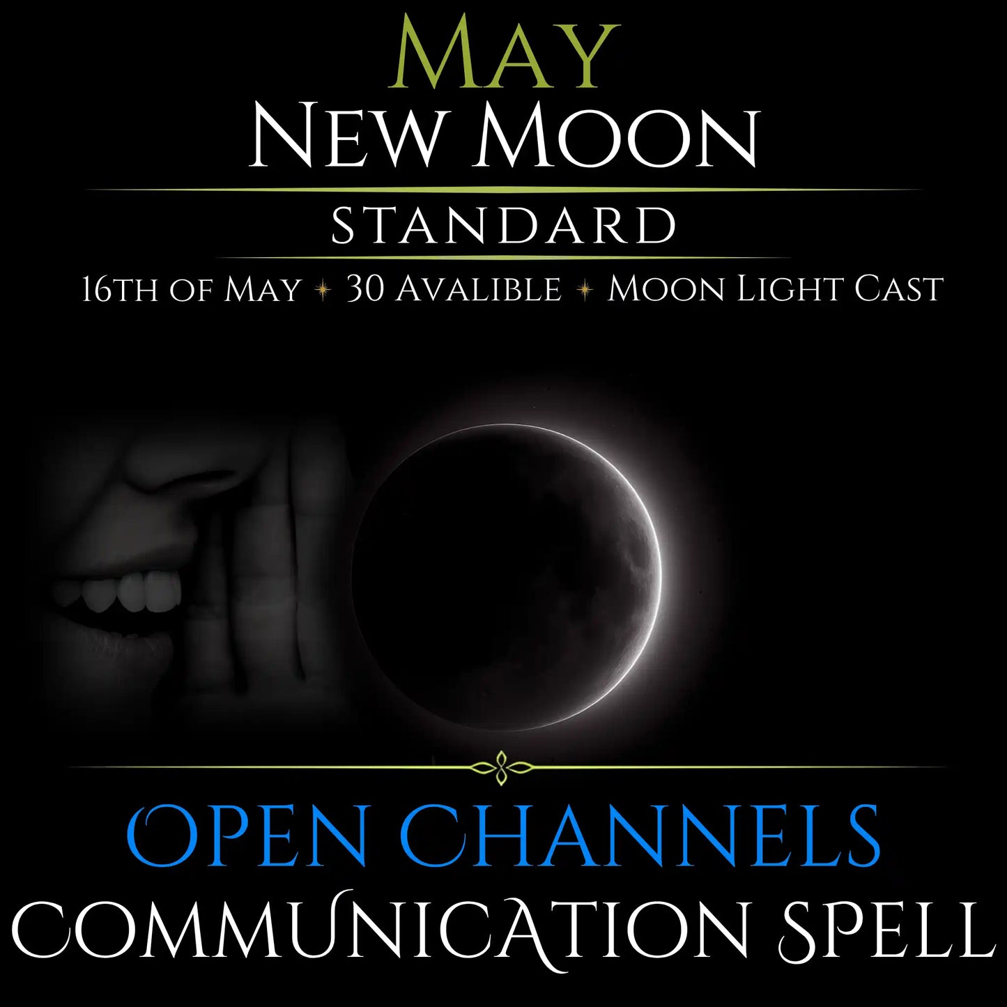 May New Moon Open Communication Clarity Spell
