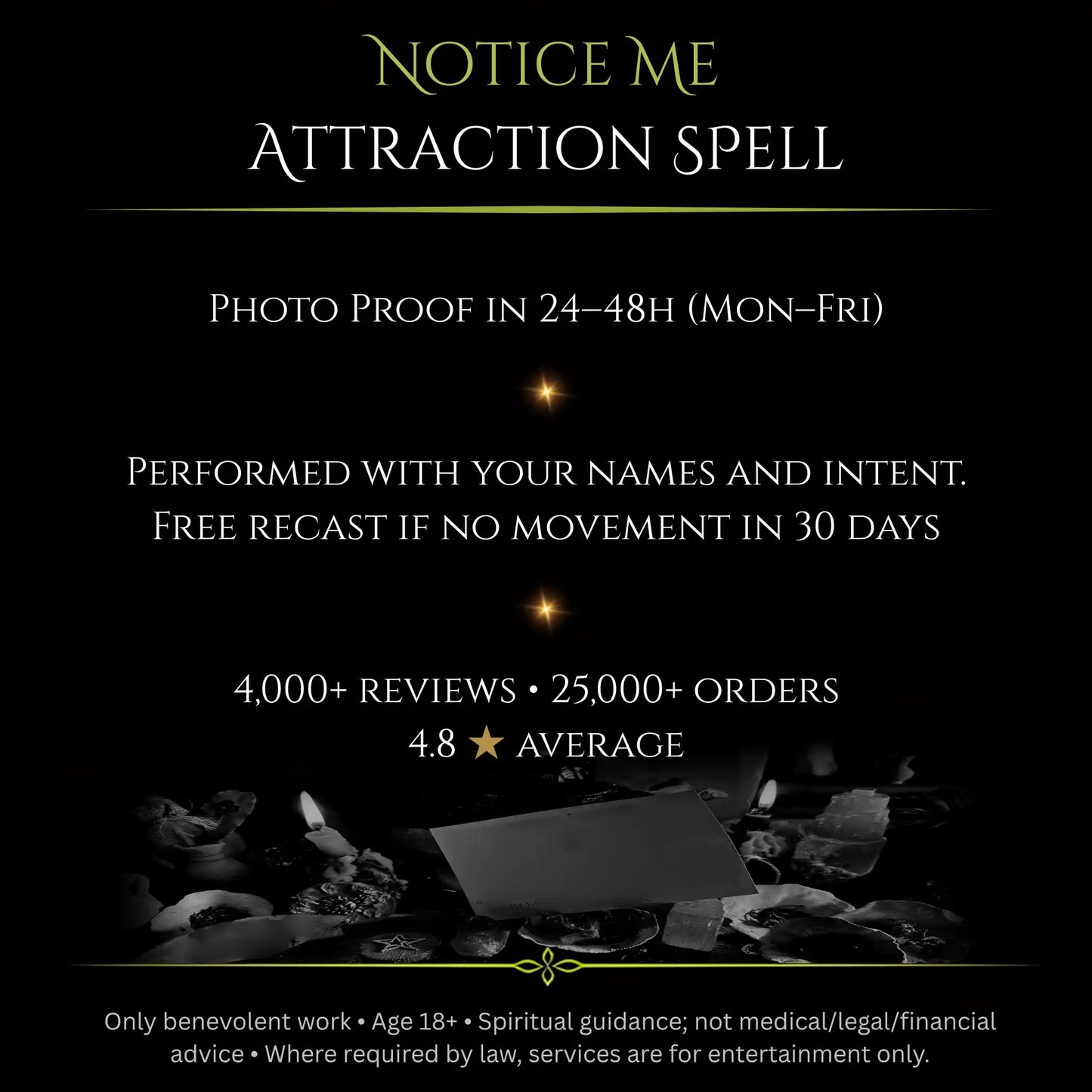 Notice Me Attraction Spell