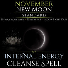 November New Moon Internal Energy Cleanse Spell
