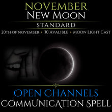 November New Moon Open Channels Communication Spell