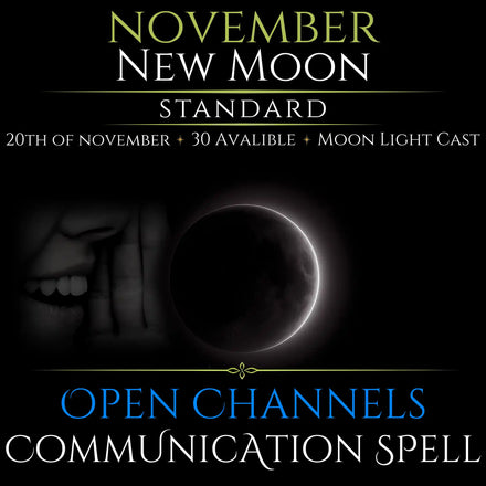 November New Moon Open Channels Communication Spell