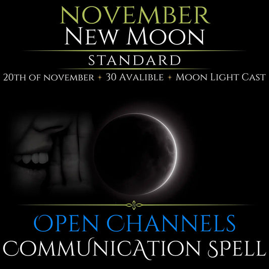 November New Moon Open Channels Communication Spell