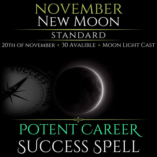 November New Moon Potent Career Success Spell