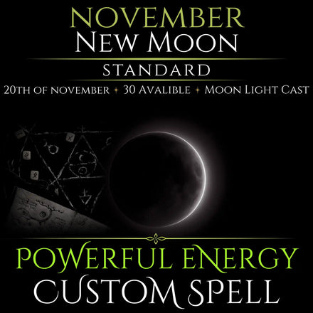 November New Moon Powerful Energy Custom Spell