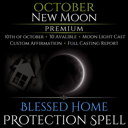 October New Moon Blessed Home Protection Spell