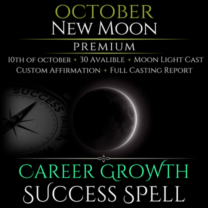 October New Moon Career Growth Success Spell