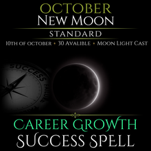 October New Moon Career Growth Success Spell