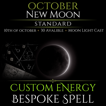 October New Moon Custom Energy Bespoke Spell