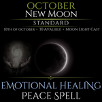 October New Moon Emotional Healing Peace Spell