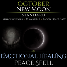 October New Moon Emotional Healing Peace Spell