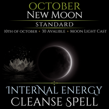 October New Moon Internal Energy Cleanse Spell