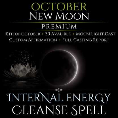 October New Moon Internal Energy Cleanse Spell