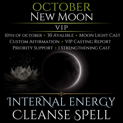 October New Moon Internal Energy Cleanse Spell