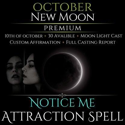 October New Moon Notice Me Attraction Spell