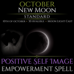 October New Moon Positive Self Image Empowerment Spell