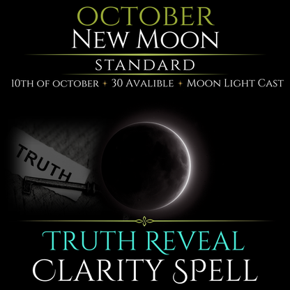 October New Moon Truth Reveal Clarity Spell