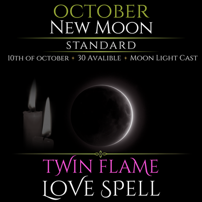 October New Moon Twin Flame Love Spell