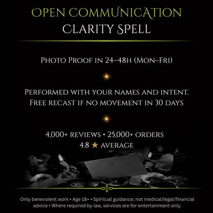 Open Communication Clarity Spell