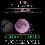 Pink Full Moon Career Growth Success Spell