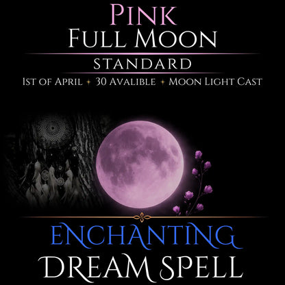 Pink Full Moon Enchanting Dream Connection Spell