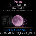 Pink Full Moon Open Communication Clarity Spell