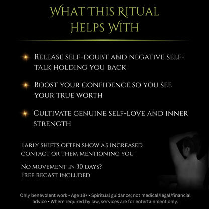 March New Moon Positive Self Image Empowerment Spell