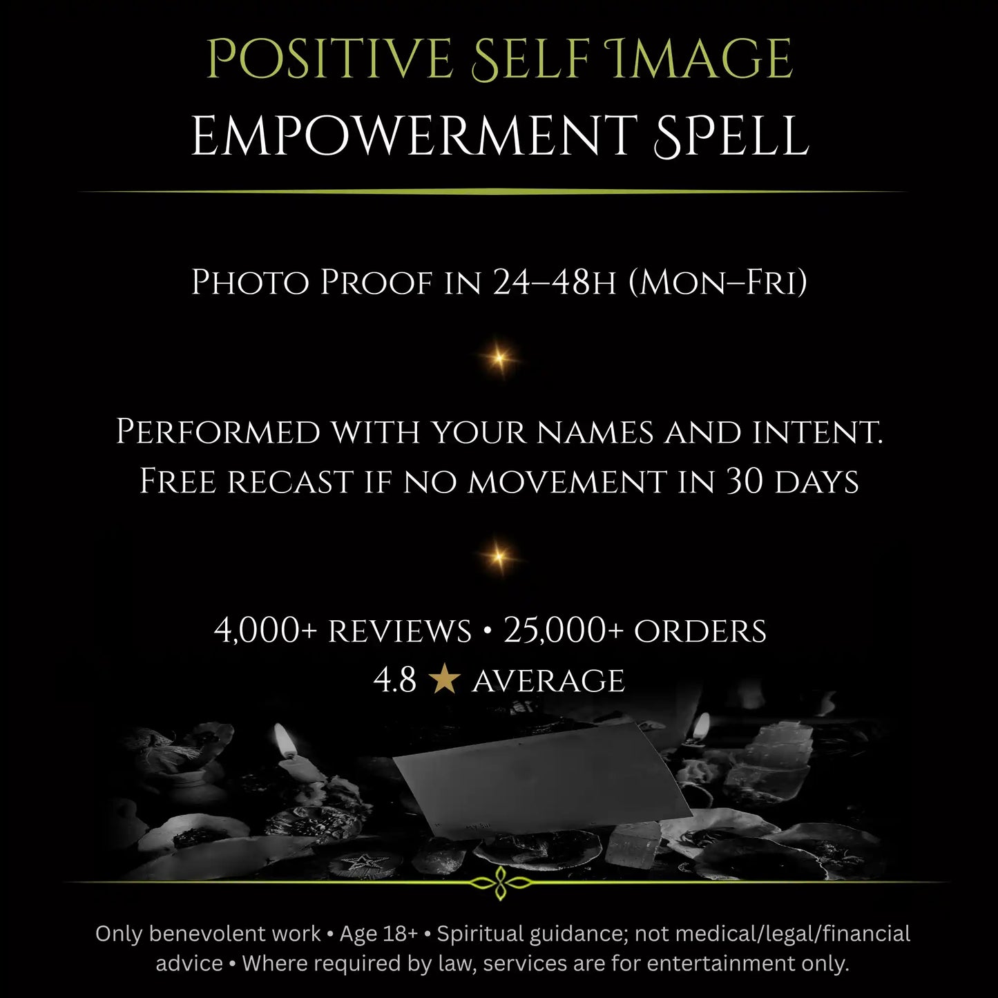Positive Self Image Empowerment Spell