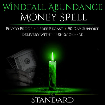 Windfall Abundance Money Spell