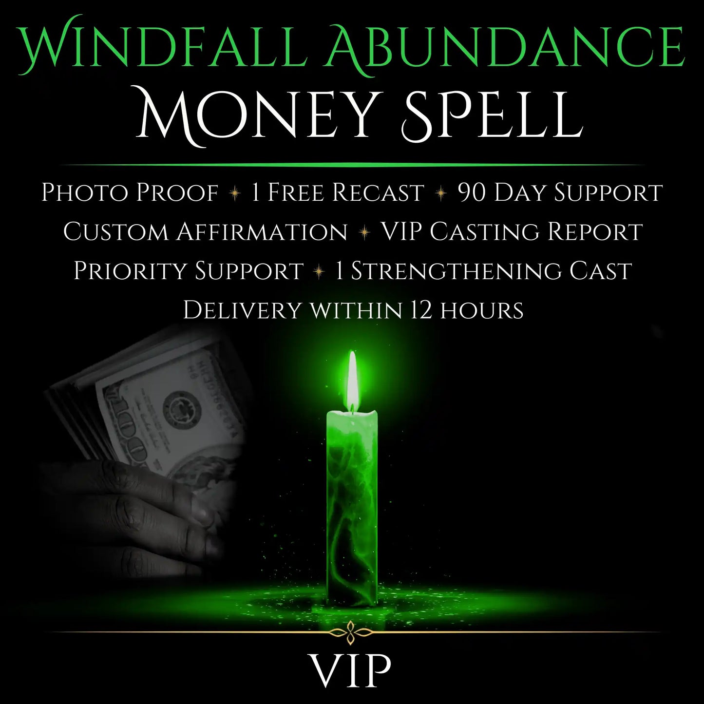 Windfall Abundance Money Spell