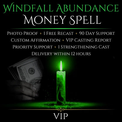 Windfall Abundance Money Spell