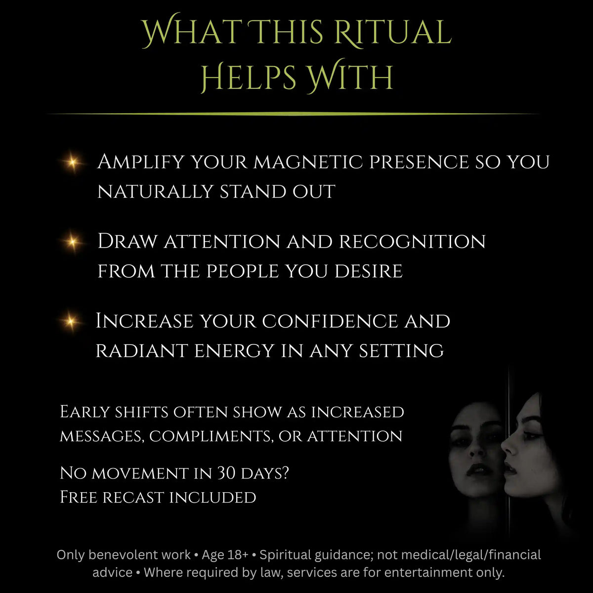 October New Moon Notice Me Attraction Spell
