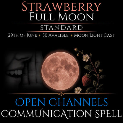 Strawberry Full Moon Open Communication Clarity Spell