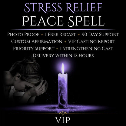 Stress Relief Peace Spell